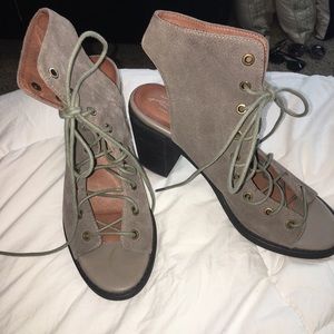 Jeffery Campbell Minimal Lace Up Heel